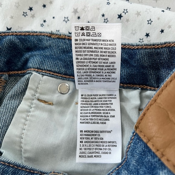 American Eagle Highest Rise Mom Shorts Confort Stretch Waistband - Picture 11 of 13